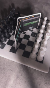 White wallet - BLACK INTERIOR