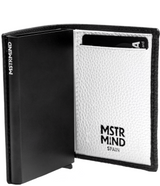 Black Smart Wallet - WHITE INTERIOR