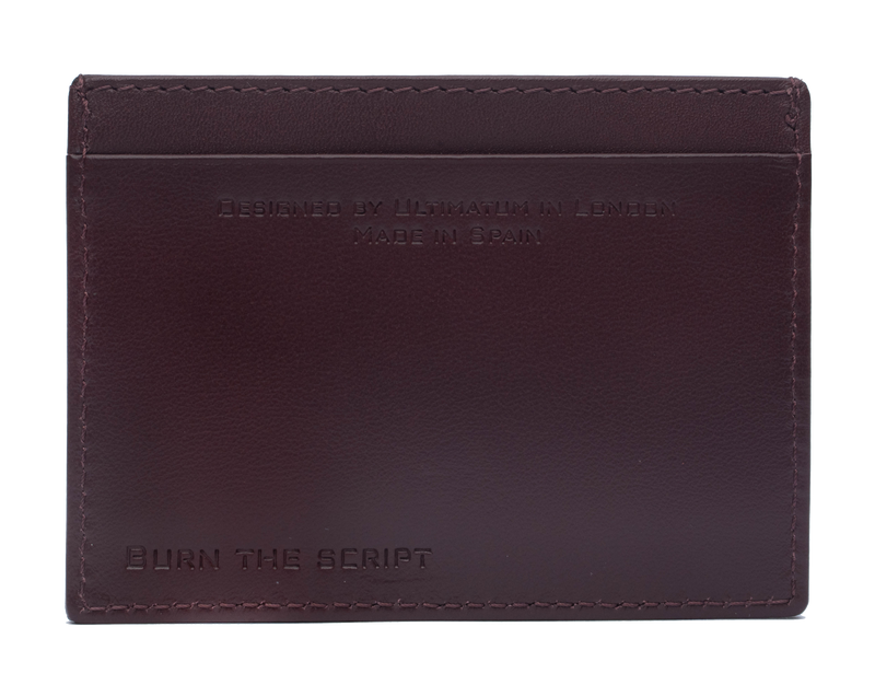 Opulence Cardholder Burgundy