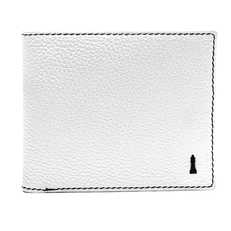 White wallet - BLACK INTERIOR