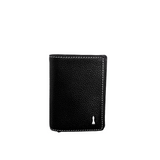 Black Smart Wallet - WHITE INTERIOR