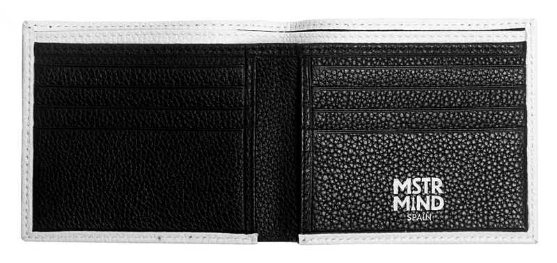 White wallet - BLACK INTERIOR