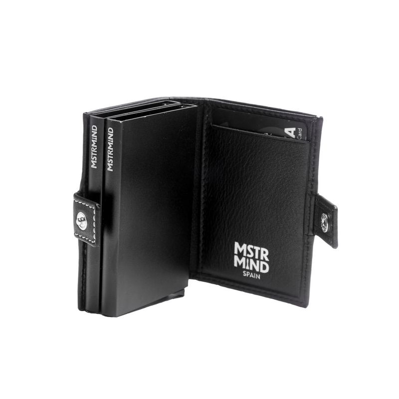 Black smooth X2 Smart Wallet